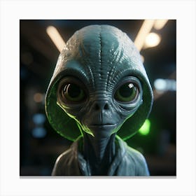 Alien Child 4 Canvas Print