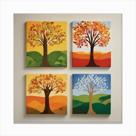 Autumn Trees 2 Canvas Print