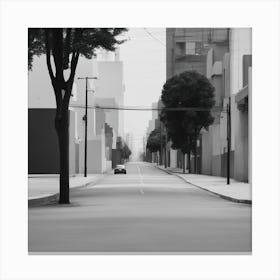 Empty Street Canvas Print