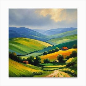 Landscape Painting 150 Canvas Print