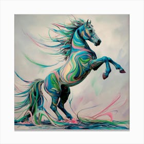 Colorful Horse 20 Canvas Print