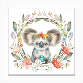 Easter Koala Canvas Print