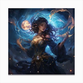 Elven Woman Canvas Print