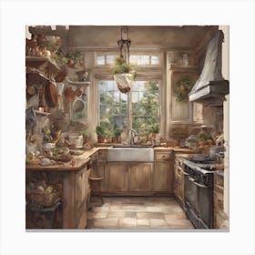 Kitchen Canvas Print