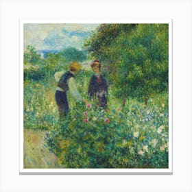 Claude Monet.Printed wall painting, high-level art. 2 Canvas Print