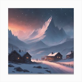 Winter Landscape 40 Canvas Print