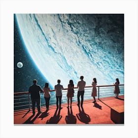 Spaceship Canvas Print