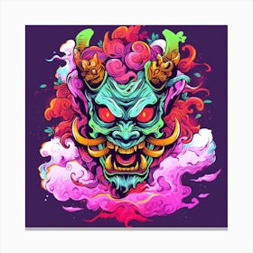Demon Head 7 Canvas Print