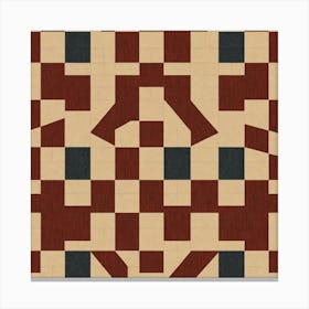 Pattern Of Squares Canvas Print