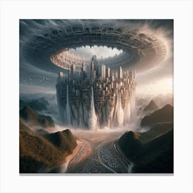 Alien City Canvas Print