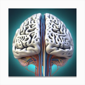 Human Brain 80 Canvas Print