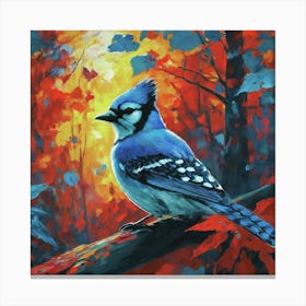 Blue Jay 3 Canvas Print