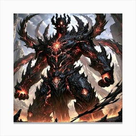 Lord Abyssion Abyssal Conqueror Canvas Print