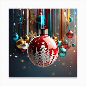 Christmas Ornaments 141 Canvas Print