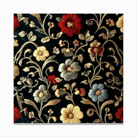 Floral Pattern Art 5 Canvas Print