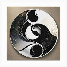 Yin Yang 60 Canvas Print