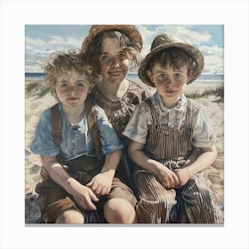 Traditional Seaside Joy Canvas Print