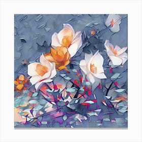 Abstract Of Flowers 1 Canvas Print