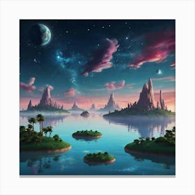 Dreamy Surreal Landscape Canvas Print