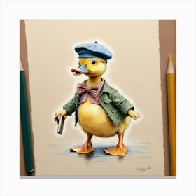 Ducky 36 Canvas Print