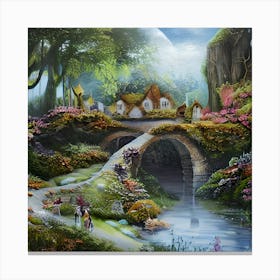 Storybook Landscape 1 Canvas Print