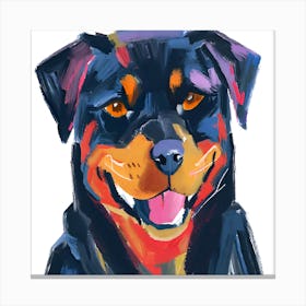 Rottweiler 04 Canvas Print