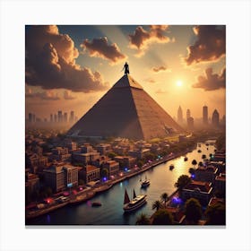 Egypt City Canvas Print