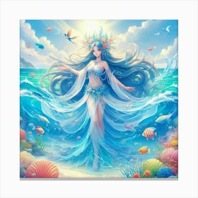 Mermaid 19 Canvas Print