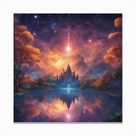 The Stars Twinkle Above You As You Journey Through The Mango Kingdom S Enchanting Night Skies, Ultra Canvas Print