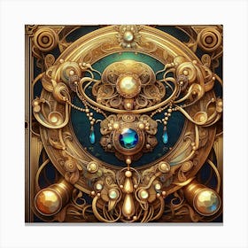 Steampunk Art 1 Canvas Print