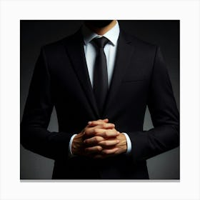 Businessman In Suit 1 Canvas Print