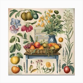 Fruit Basket Canvas Print