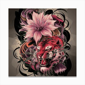 Tiger Tattoo 1 Canvas Print