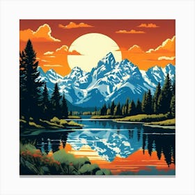 Grand Teton Canvas Print