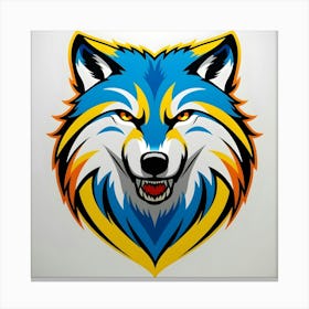 Wolf Head 5 Canvas Print