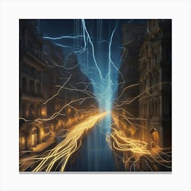 Lightning Canvas Print