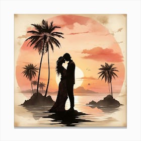 Boho Art Romantic Canvas Print