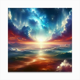 Sky And Clouds 4 Canvas Print