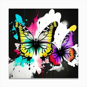 Colorful Butterflies 153 Canvas Print