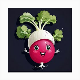 Radishes 58 Canvas Print