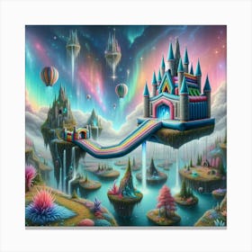 Castle In The Sky 3 Canvas Print