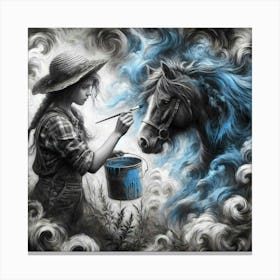 A Horse Canvas Print