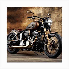 Harley-Davidson Flint Canvas Print