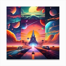 Sci-Fi Art Canvas Print