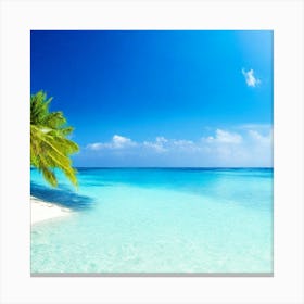 Tropical Beach(wall art) 1 Canvas Print