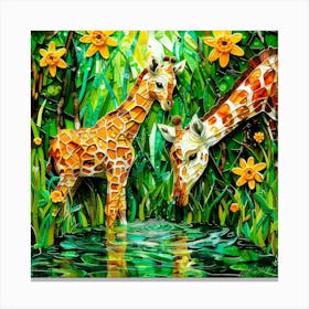 Giraffe Baby - Giraffe Centre Canvas Print