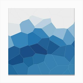 Abstract Blue Background Canvas Print