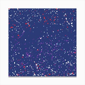 Confetti Texture Grunge Speckles Dots Canvas Print