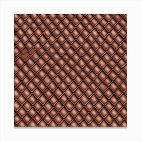 Brown Tile Background Canvas Print