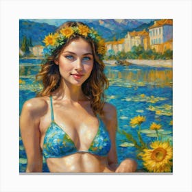 Sunflowers ty Canvas Print